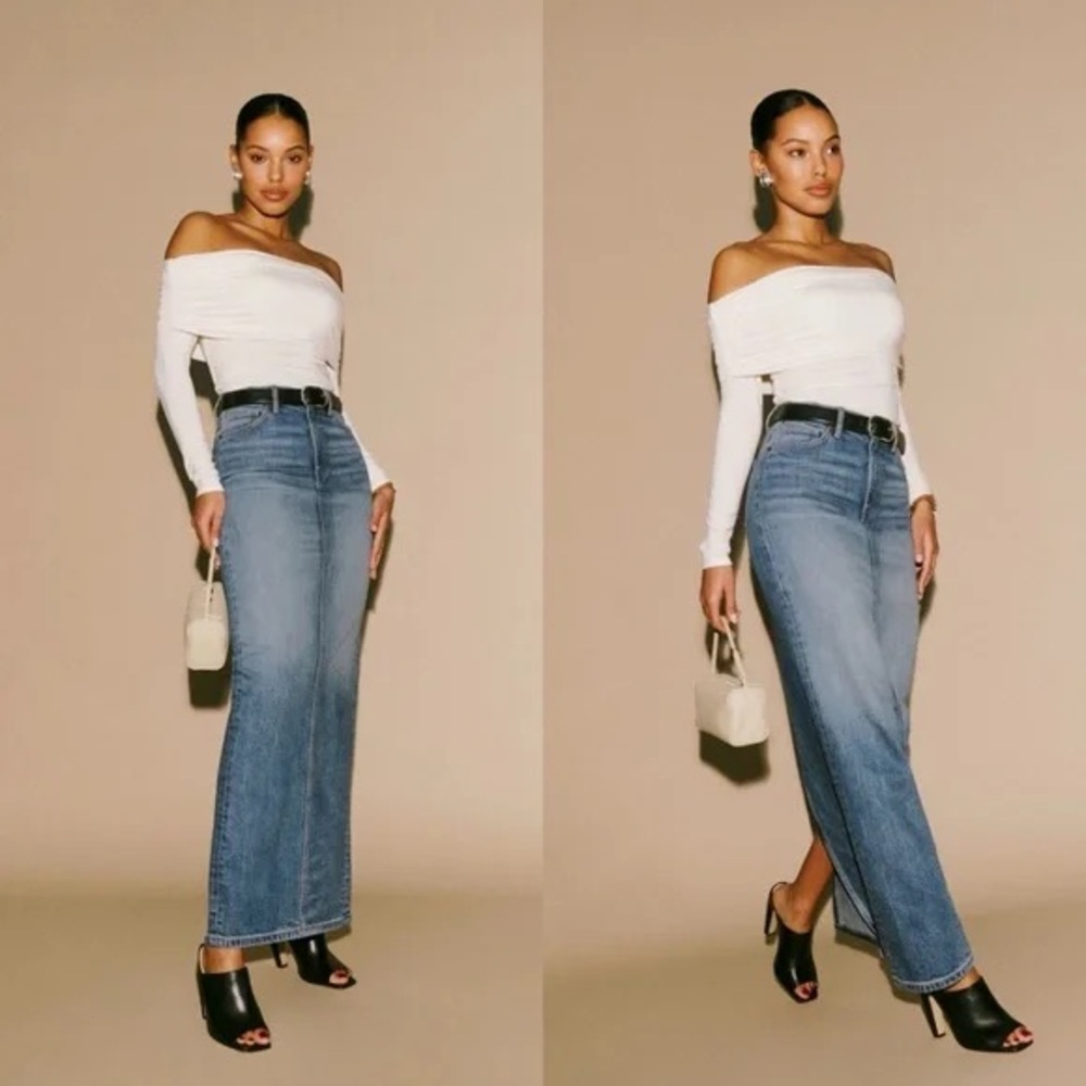 Reformation Daria Denim Skirt - Sz 23